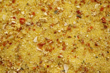 Baharat arkaplanının yakın plan görüntüleri