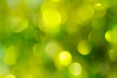 Ufuk yeşil bokeh arka plan