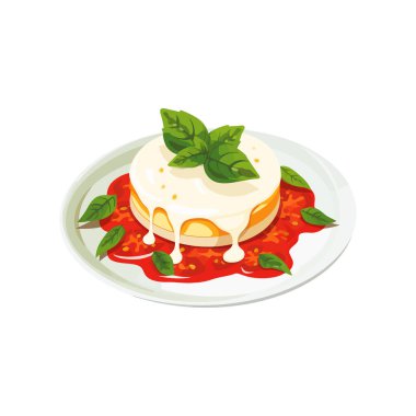 Kek vektör çizimi beyaz arkaplanda izole edildi