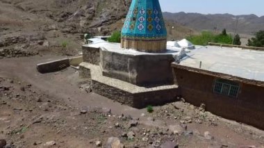 İsrail 'in kuzeyindeki incas şehrinin kutsal vadisinin tapınağı.