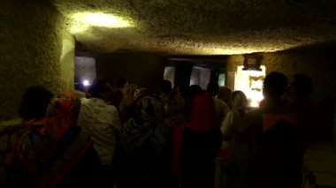 Kudüs şehrindeki kutsal mezarlığın tapınağı.