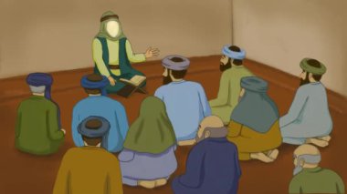 Müslüman adam camide namaz kılıyor, Kuran Kuran bir Kuran, Kuran bir Kuran 'dır.