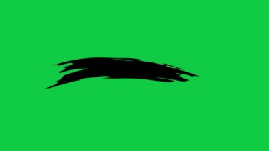 Renkli fırça darbesi grafik tasarımı. el çizilmiş vektör