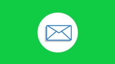 E- posta simgesinin vektör illüstrasyonu