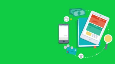 akıllı telefon ve iş pazarlama kavramı