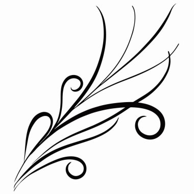 Logo, li, tatua, czarny li, tatua li, logo licia, ikona, czarne linie, loki