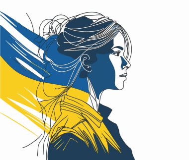 Ukrayna tarzında kilisenin vektör el çizimi