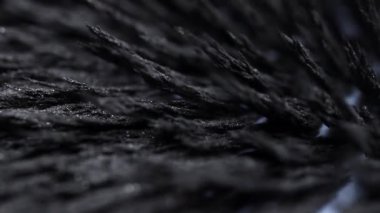  Demir tozu çivileri. Demir dolgularının manyetik alana tepkisi. Görselleştirme. Manyetik parçacıkların dokusu. Siyah beyaz fütüristik arka plan, kirpi dokusu