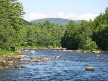 Serene Sacandaga Nehri Adirondack Dağları New York