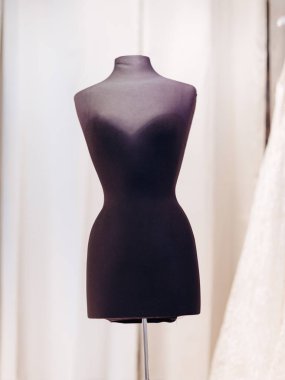 Kadın Dış Hattı Silueti Siyah Manken Beyaz Arkaplan