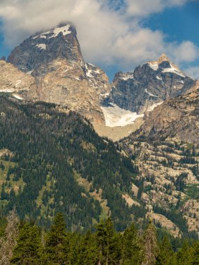 Grand Teton Ulusal Parkı Dağ Tepeleri Wyoming Peyzajı