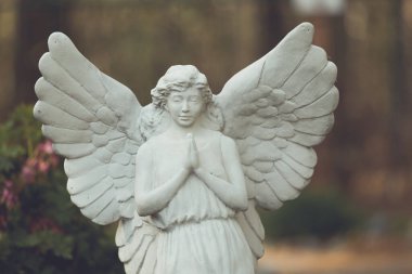 Koruyucu Melek Dindar Katolik Heykeli Dua Bahçesi