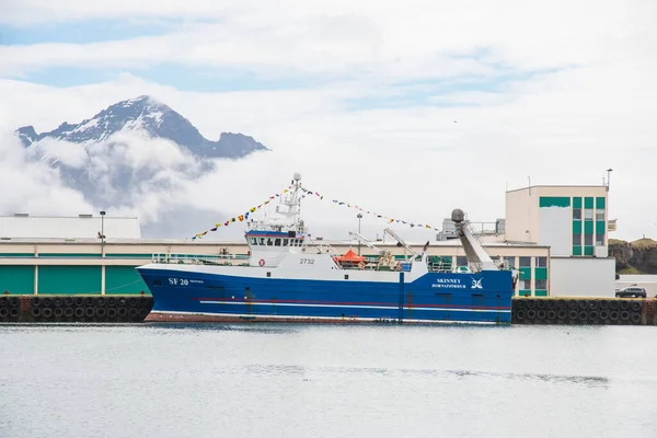 Hofn Hornafirdi Island Juni 2021 Neubau Des Trawlers Skinney Hafen — Stockfoto