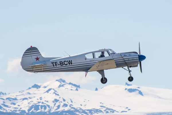 Hornafjordur Island Června 2022 Bcw Soukromý Yakolev Yak 18T Letadlo — Stock fotografie