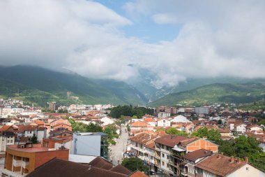 PEJA, KOSOVO - 2 Temmuz. 2023: Kosova 'nın Peja kenti