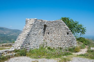 Arnavutluk 'taki Berat Kalesi Duvarı Unesco dünya mirası sahası