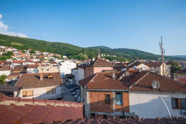 Kosova 'nın Prizren kentinin çatı manzarası