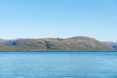 Batı İzlanda 'daki Vatnsfjordur' un güzel doğası