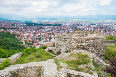 Kosova 'nın Balkanlar kentindeki Prizren kentinin manzarası
