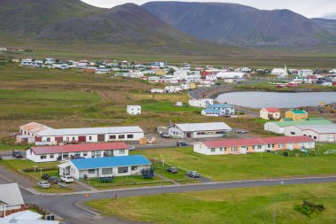 Kuzey İzlanda 'nın Skagastrond kasabası