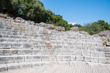Güney Arnavutluk 'taki Butrint Ulusal Arkeoloji Parkı