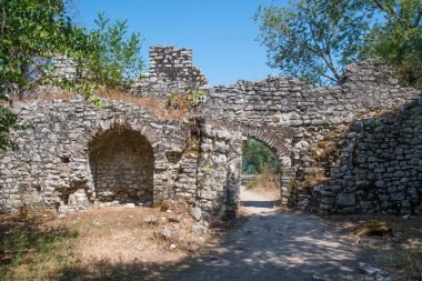 Güney Arnavutluk 'taki Butrint Ulusal Arkeoloji Parkı