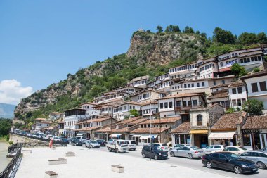 Berat Albania - July 3. 2023: view of the city clipart