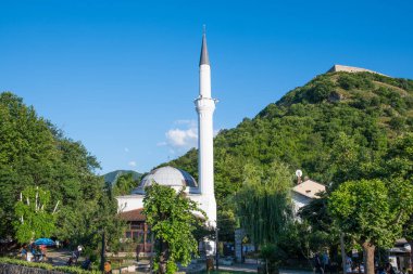 Prizren, Kosova - 30 Haziran. 2023: Maksut Paşa Camii