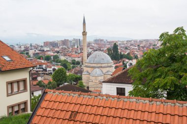 Kosova 'nın Balkanlar kentindeki Prizren kentinin manzarası