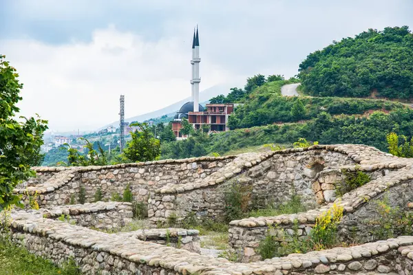 stock image View over city of Prizren in Kosovo in the Balkans