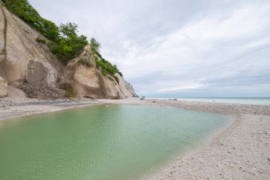 Danimarka 'daki Mons Klint uçurumlarının güzel doğası
