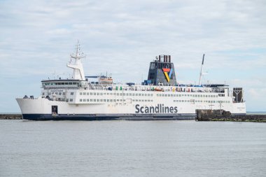 Rodby 'nin Danimarka' da 28 Mayıs 'ı var. 2024: Feribot Kronprins Frederik limana giriş yapıyor