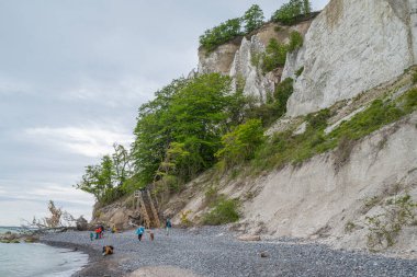 Sevgili Danimarka - 29 Mayıs. 2024: Mons Klint 'in doğasından keyif alan turistler