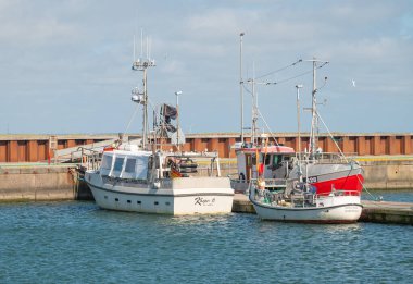 Thyboron, Danimarka - 6 Haziran. 2024: limanda balıkçı teknesi