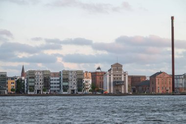 Aalborg Danimarka 3 Haziran. 2024: Şehrin silueti