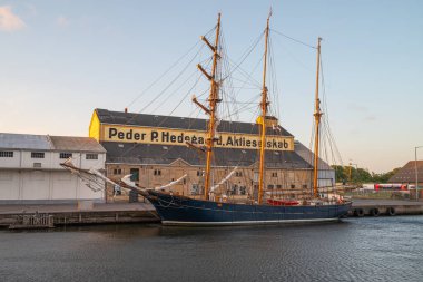 Aalborg Danimarka 3 Haziran. 2024: Şehrin silueti
