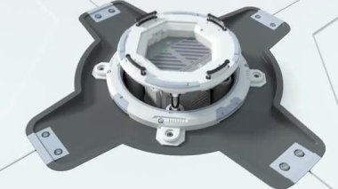 Metal ve metal şeklinin soyut arkaplanı