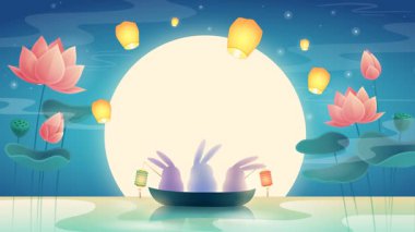 mutlu Çin yeni yılı, vektör çizim