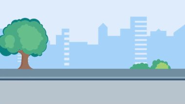 Parktaki çift akıllı telefon vektör çizimine sahip.