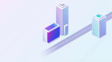 Şehir grafiği olan iş adamları