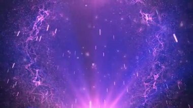 soyut arkaplan renkli parlayan yıldızlar, 3 boyutlu görüntüleme