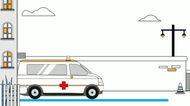 Ambulans arabası acil ambulans
