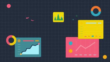 İş stratejisi konsepti. vektör illüstrasyonu