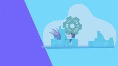 Teçhizatlı iş adamları. takım çalışması konsepti.