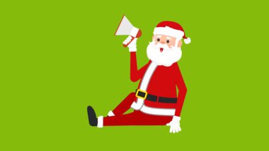 Noel Baba Noel hediyesi holding