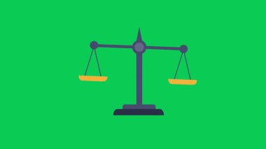 kanun ölçekli simge, düz tasarım