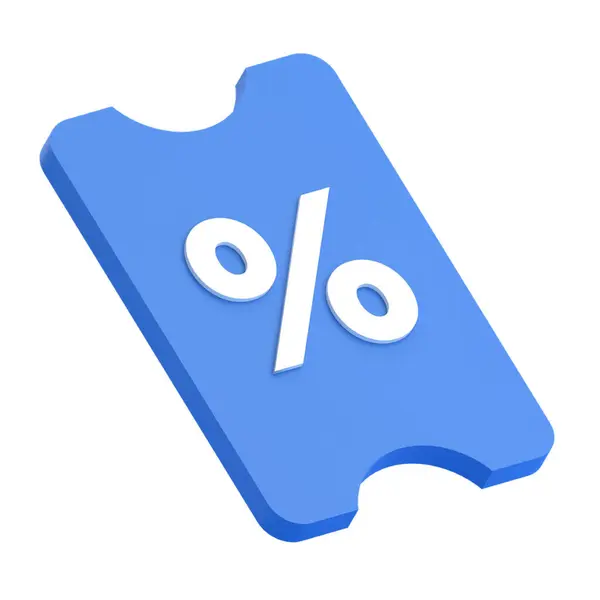 mavi yüzdelik 3d oluşturma.