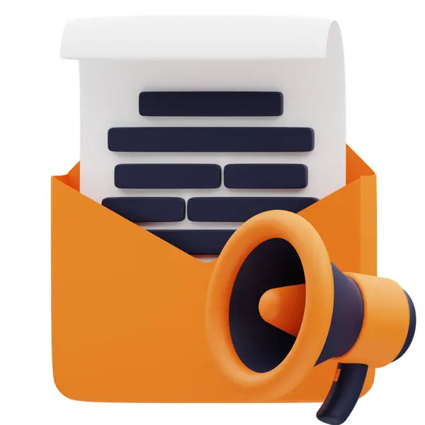 e-posta ve iletişim. 3 boyutlu görüntüleme izole edilmiş. vektör simgesi