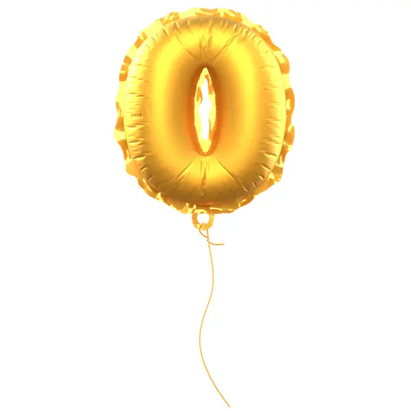 Balon doğum günü partisi altın