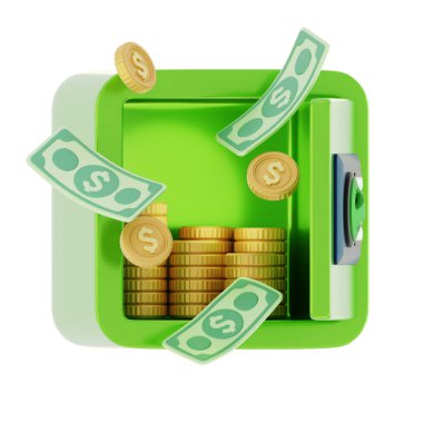 para kavramı 3 d görüntü beyaz üzerine izole